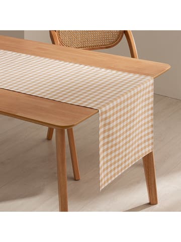 GAMUSI Tafelloper "Vichy" beige