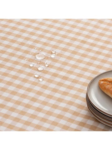 GAMUSI Tischläufer "Vichy" in Beige