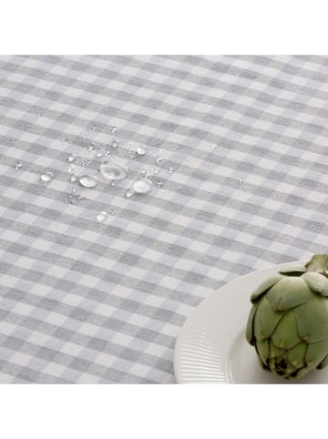 GAMUSI Bieżnik "Vichy" w kolorze jasnoszarym