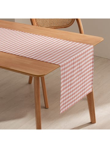 GAMUSI Tischläufer "Vichy" in Lachs