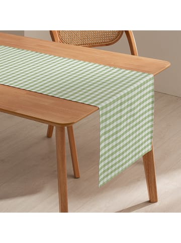 GAMUSI Tischläufer "Vichy" in Grün