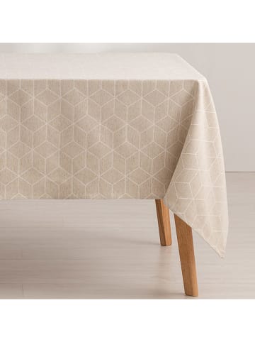 GAMUSI Tischdecke "Line" in Beige