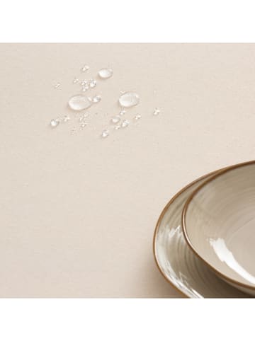 GAMUSI Tischdecke "Liso" in Creme