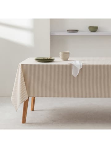 GAMUSI Tafellaken "Rayas" lichtbruin