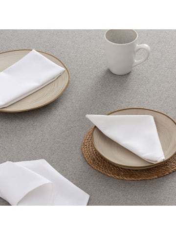 GAMUSI 6-delige set: servetten "Rubi" wit