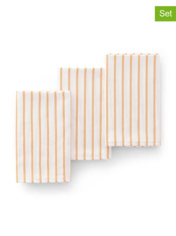 GAMUSI Ściereczki (3 szt.) "Salina" w kolorze pomarańczowym do naczyń