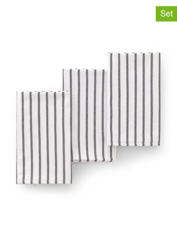 GAMUSI 3-delige set: theedoeken "Salina" bruin