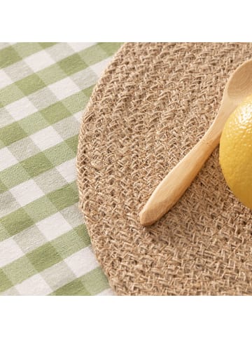 GAMUSI 4-delige set: placemats "Araya" beige