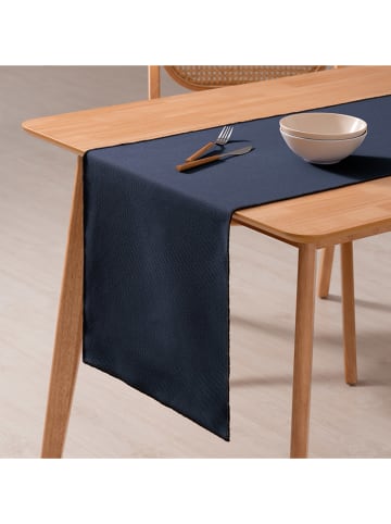 GAMUSI Tafelloper "Liso" donkerblauw