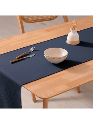 GAMUSI Tafelloper "Liso" donkerblauw