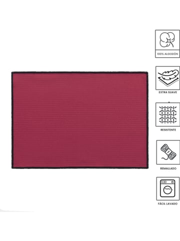 GAMUSI 4-delige set: placemats "Sabler" rood