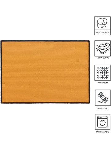 GAMUSI 4-delige set: placemats "Sabler" geel