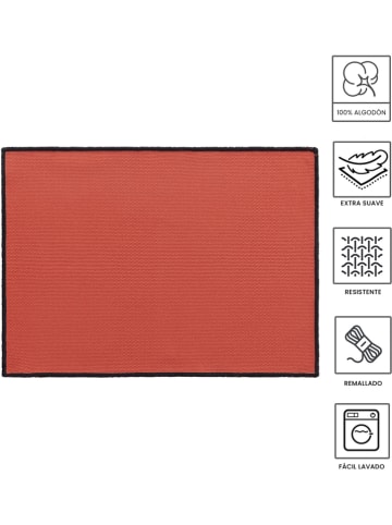 GAMUSI 4-delige set: placemats "Sabler" rood