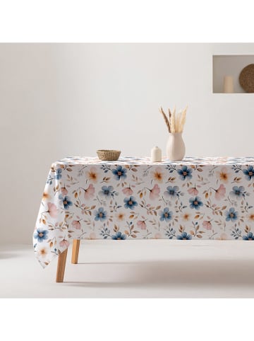 GAMUSI Tischdecke "Marisela" in Blau/ Rosa