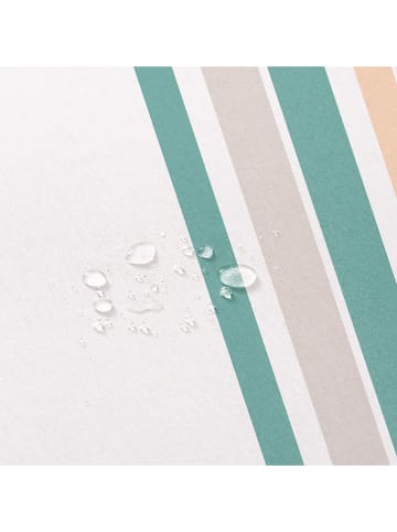 GAMUSI Tischdecke "Aluna" in Grün/ Grau/ Beige