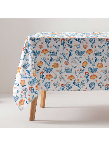 GAMUSI Tafellaken "Masae" blauw/oranje