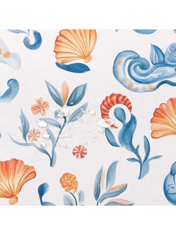 GAMUSI Tafellaken "Masae" blauw/oranje