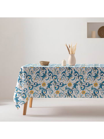 GAMUSI Tafellaken "Olan" blauw/geel