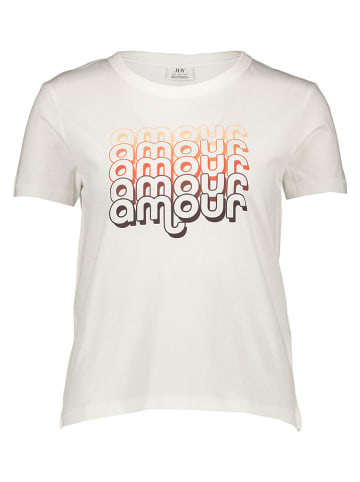 JDY Koszulka "Michigan Life" w kolorze białym