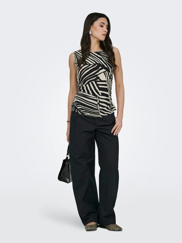 JDY Spodnie "Selma" w kolorze czarnym