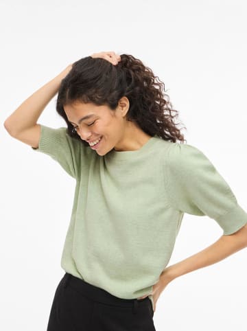 Vila Sweter "Viril" w kolorze zielonym