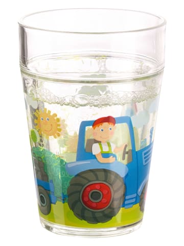 Haba Glitzerbecher "Traktor" in Bunt - ab 12 Monaten