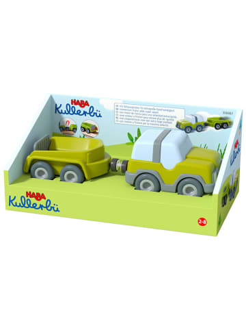 Haba Terreinauto met aanhanger groen - vanaf 2 jaar