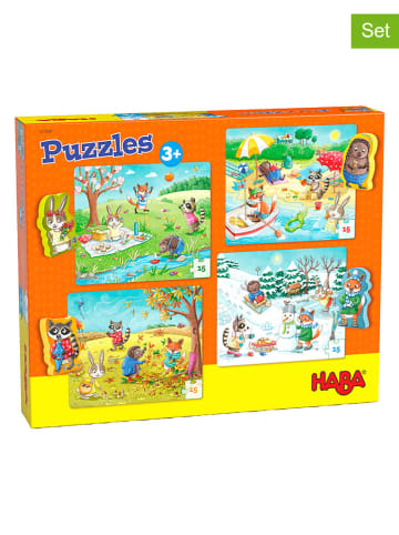 Haba 15-częściowe puzzle (4 szt.) "Seasons" - 3+