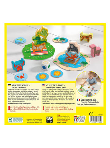 Haba Legespiel "Tier auf Tier Junior" - ab 2 Jahren