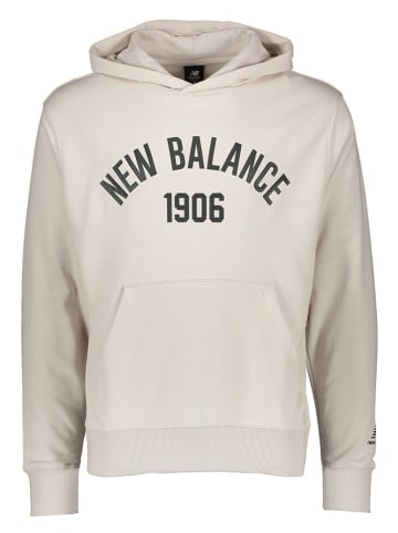 New Balance Hoodie "Essentials Varsity" in Creme