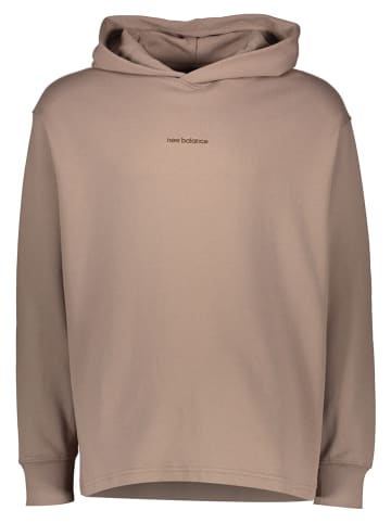 New Balance Hoodie "Athletics Linear" in Beige