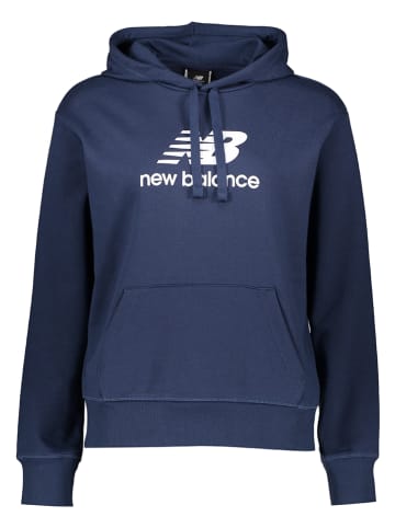 New Balance Hoodie "Essentials" in Dunkelblau