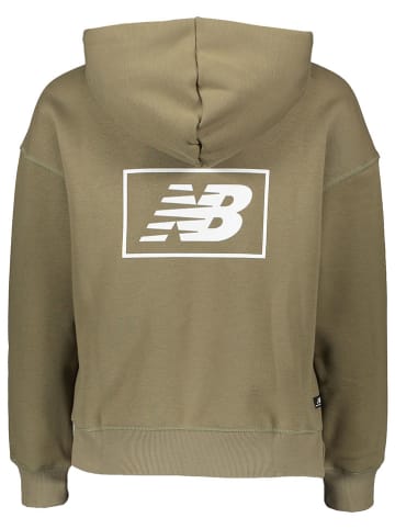New Balance Hoodie "Essentials Americana Brushed" in Khaki