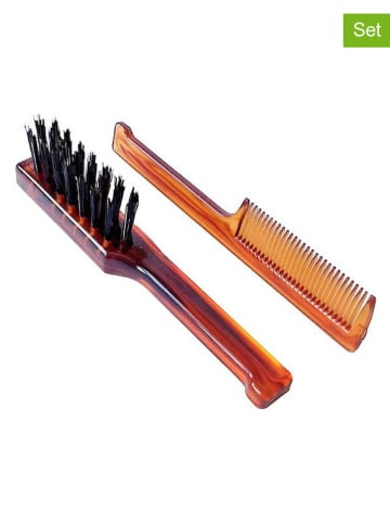 Mondial 2tlg. Bartpflegeset in Braun