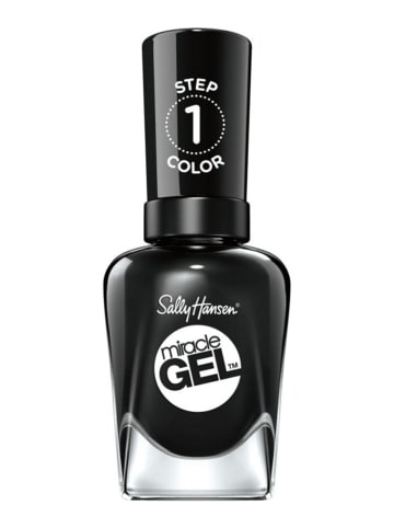Sally Hansen Lakier do paznokci "Smalto Miracle Gel - 460 Blacky" - 7 ml