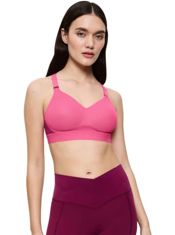 Triumph Biustonosz sportowy w kolorze różowym