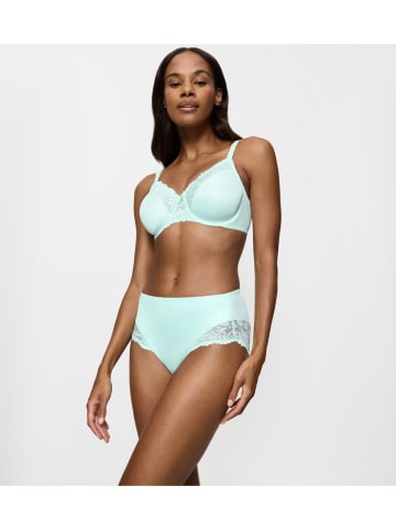 Triumph Pełne figi high waist w kolorze turkusowym