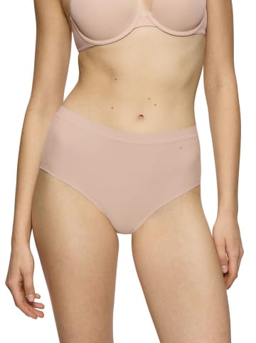 Triumph Figi high waist "Smart Micro Maxi" w kolorze beżowym
