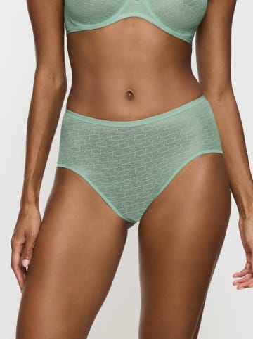 Triumph Pełne figi high waist w kolorze zielonym