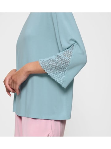 Triumph Pyjama-Oberteil "Aura Spotlight" in Hellblau