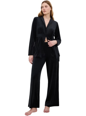 Triumph Spodnie piżamowe w kolorze czarnym