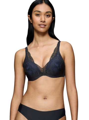 Triumph Beugelbeha "Body Make-Up" zwart/donkerblauw
