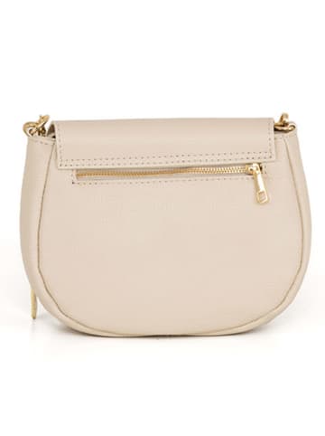 Anna Morellini Leren schoudertas "Iseppa" beige - (B)24 x (H)21 x (D)9 cm