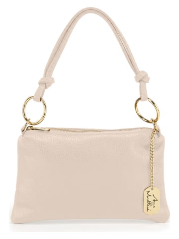 Anna Morellini Leren handtas "Erenza" crème - (B)25,5 x (H)16 x (D)2 cm