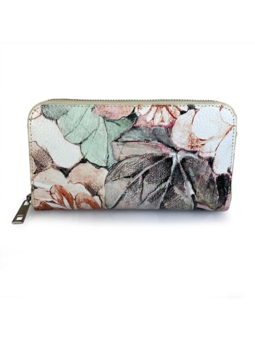 Mila Blu Leder-Geldbörse "Rovere" in Bunt - (B)20 x (H)11 x (T)2 cm