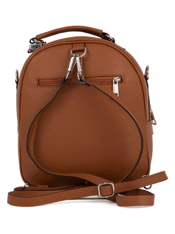 Lia Biassoni Rugzak bruin - (B)23 x (H)27 x (D)10 cm