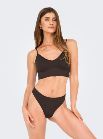ONLY Bustier in Dunkelbraun