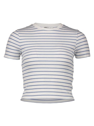 ONLY Shirt crème/blauw