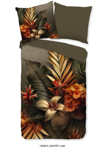 Good Morning Beddengoedset "Savory" groen/meerkleurig