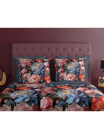 Good Morning Bettwäsche-Set ''Rhein'' in Blau/ Rosa